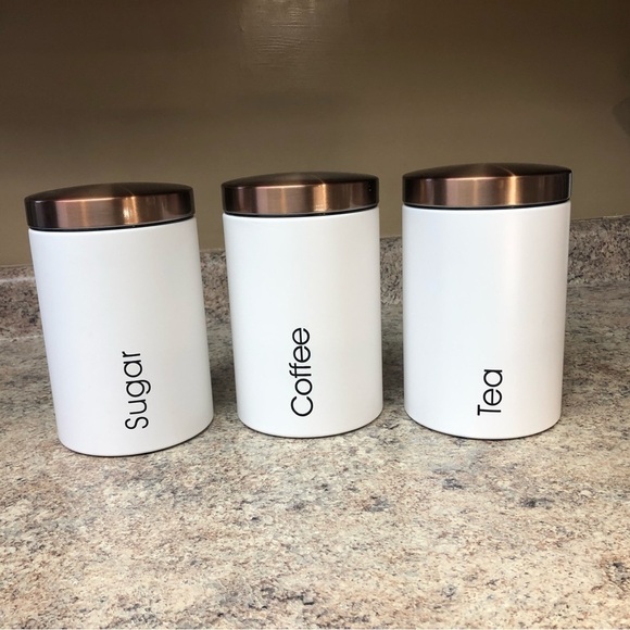 New Kitchen Canisters Set of 3 - Picture 1 of 8